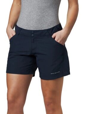 Columbia Women's PFG Navy Small Women Coral Point II Shorts,